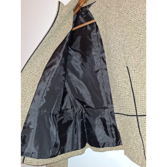 Kasper Women's Two Piece Skirt Suit Brown And Black Textured | Size 6 - Picture 6 of 16